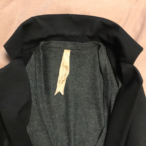 Bailey 44 black blazer with inner grey sweater - Picture 6 of 7